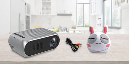 tekzi Mini-Beamer YG320 mit HDMI, USB und TF-Kartenleser – Produktabbildung