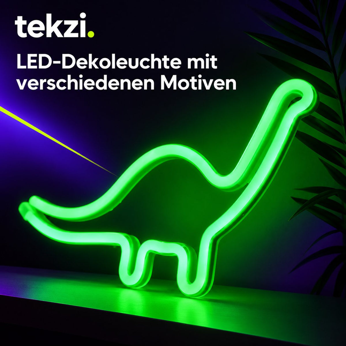 tekzi LED-Dekoleuchte mit verschiedenen Motiven – Ansicht 4 im TEKZI-Design