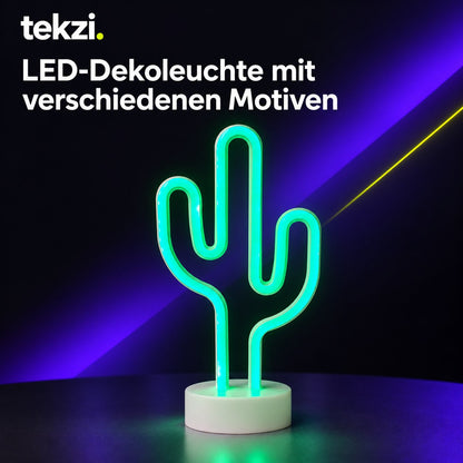 tekzi LED-Dekoleuchte mit verschiedenen Motiven – Ansicht 3 im TEKZI-Design