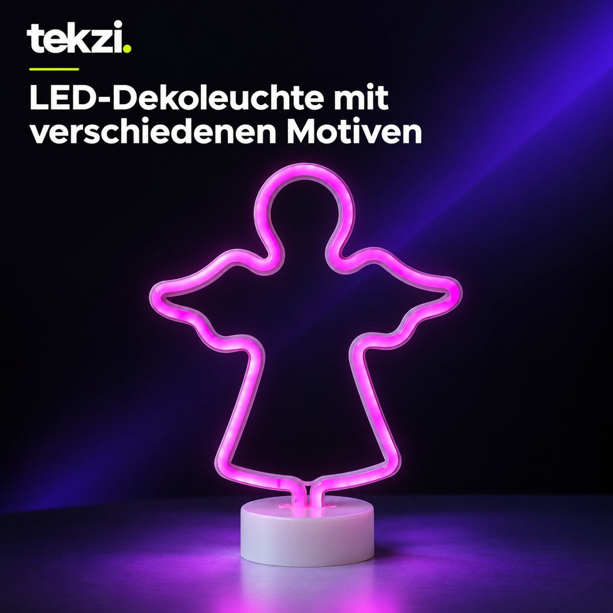 tekzi LED-Dekoleuchte mit verschiedenen Motiven – Ansicht 5 im TEKZI-Design