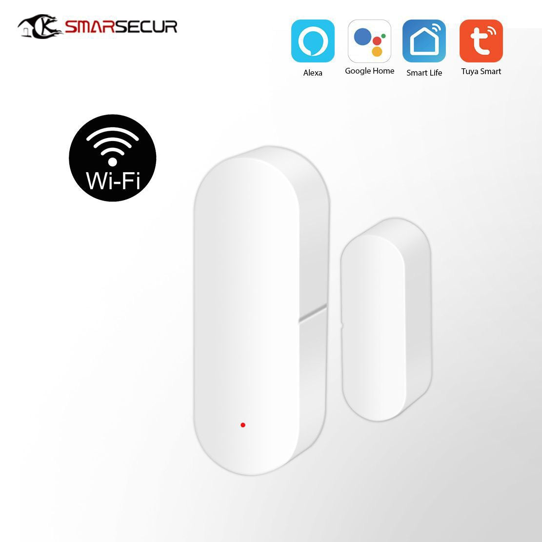 tekzi WLAN-Tür- und Fenstersensor mit Tuya-Anbindung – Produktabbildung
