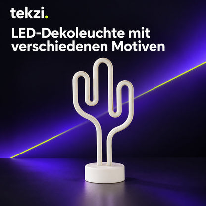 tekzi LED-Dekoleuchte mit verschiedenen Motiven – Ansicht 2 im TEKZI-Design