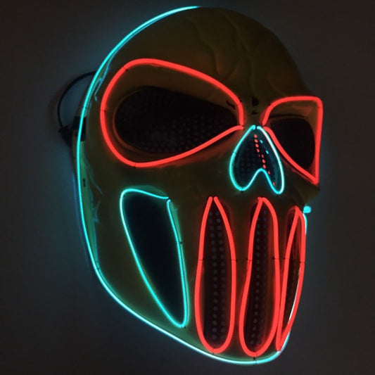 tekzi Halloween-Maske aus Kunststoff – Blau – Produktabbildung