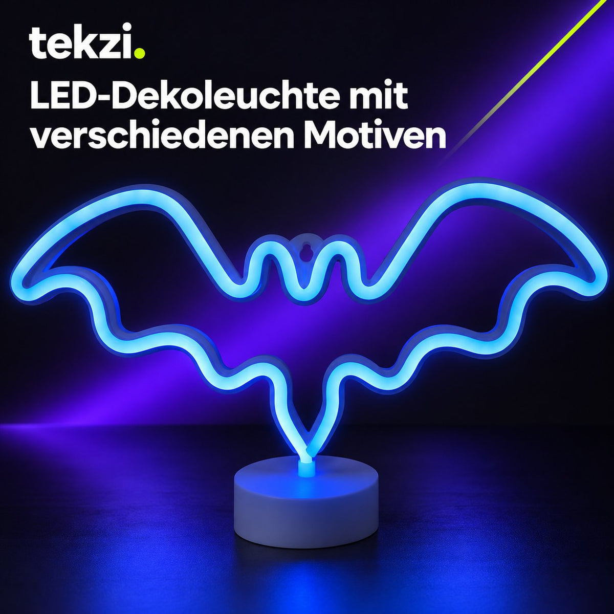 tekzi LED-Dekoleuchte mit verschiedenen Motiven – Ansicht 6 im TEKZI-Design