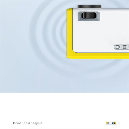 tekzi Mini-Beamer YG300 mit LED – 320 × 240 Pixel – Produktabbildung