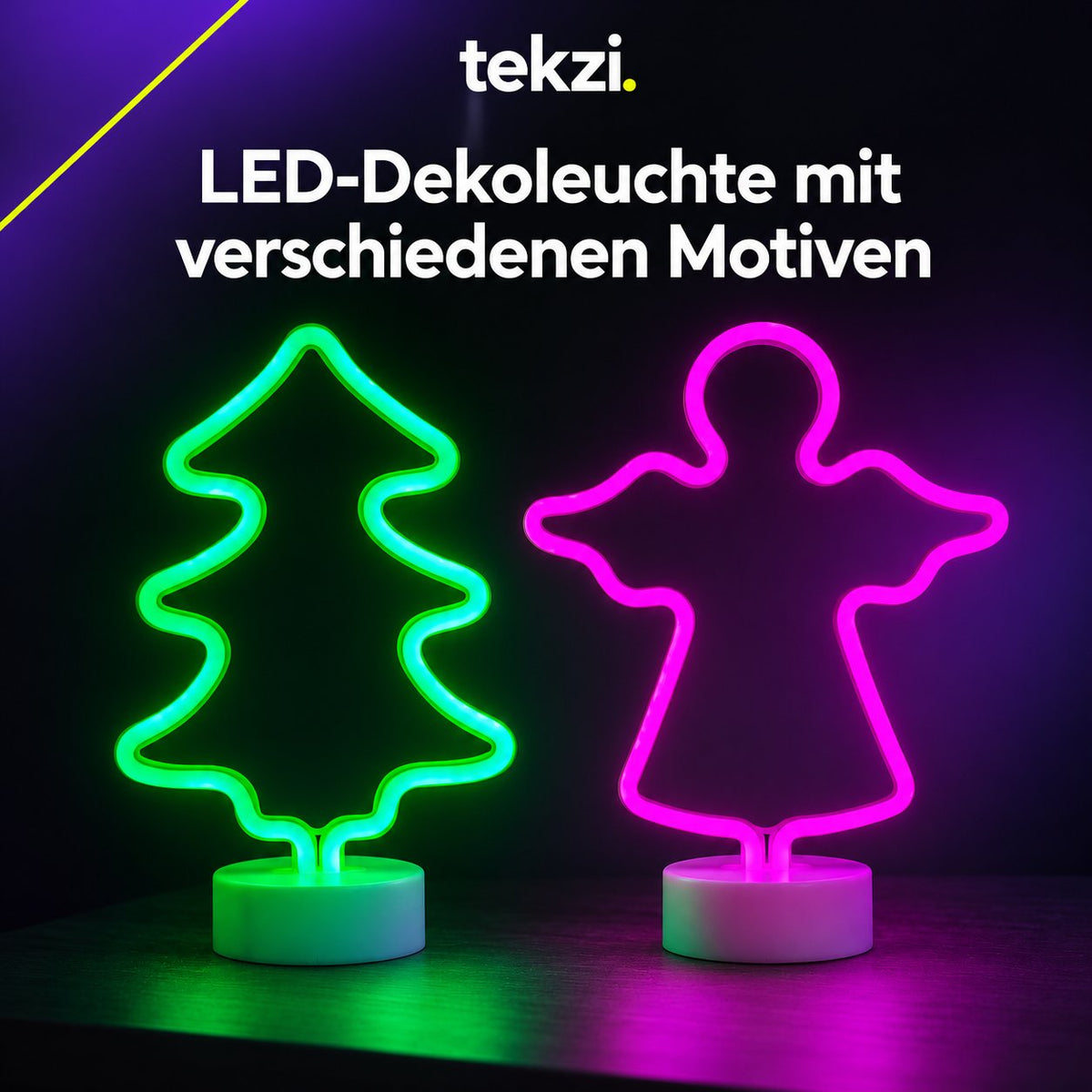 tekzi LED-Dekoleuchte mit verschiedenen Motiven – Ansicht 9 im TEKZI-Design