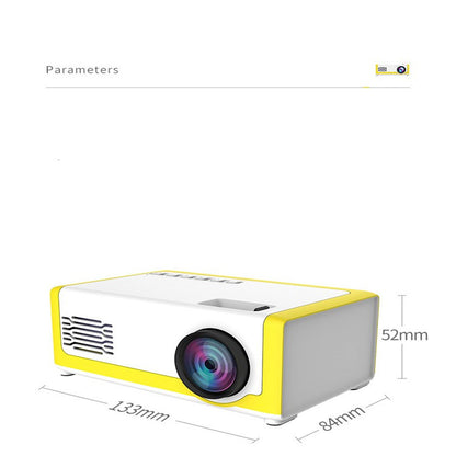 tekzi Mini-Beamer YG300 mit LED – 320 × 240 Pixel – Produktabbildung