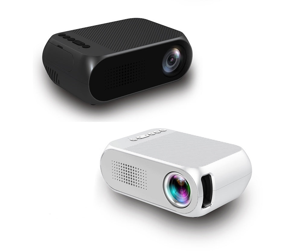 tekzi Mini-Beamer YG320 mit HDMI, USB und TF-Kartenleser – Produktabbildung
