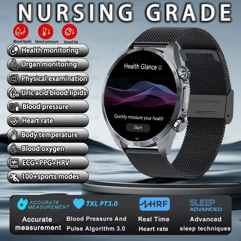 tekzi Smartwatch mit 2-Zoll-AMOLED-Anzeige und Bluetooth-Telefonie – Produktabbildung