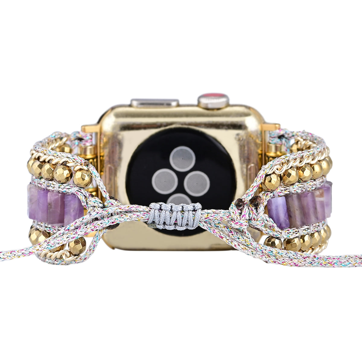 tekzi Smartwatch-Armband mit Amethyst im Boho-Stil – Produktabbildung