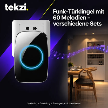 tekzi Funk-Türklingel mit 60 Melodien – verschiedene Sets – Ansicht 3 im TEKZI-Design