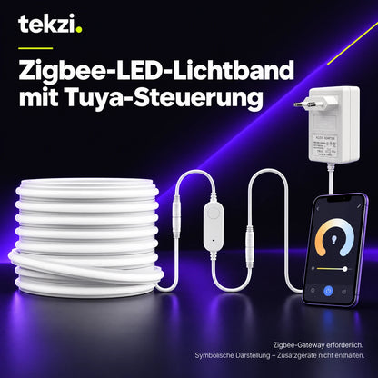 Zigbee-LED-Lichtband mit Tuya-Steuerung – Ansicht 10 im TEKZI-Design