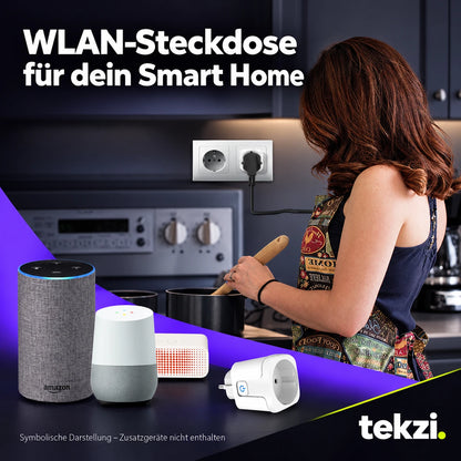 WLAN-Steckdose für dein Smart Home – Ansicht 9 im TEKZI-Design