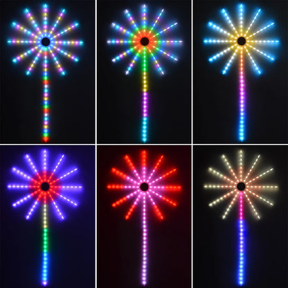 tekzi RGB-LED-Feuerwerkleuchte mit USB