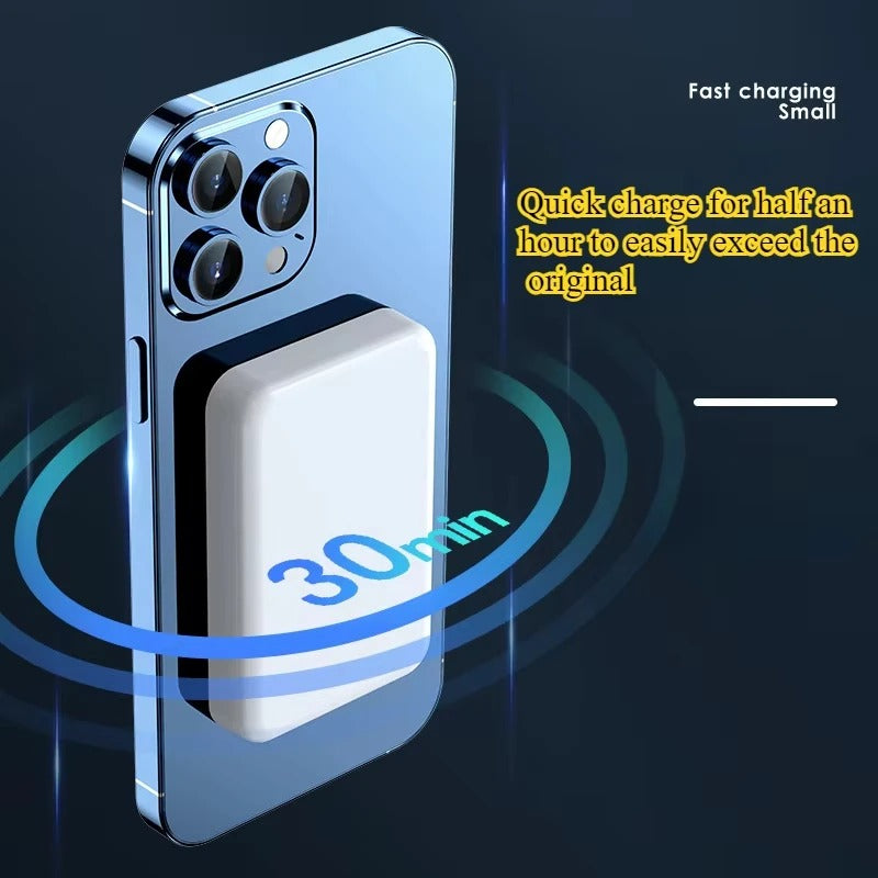 tekzi Powerbank mit 10.000 mAh – magnetisch und kabellos – Produktabbildung