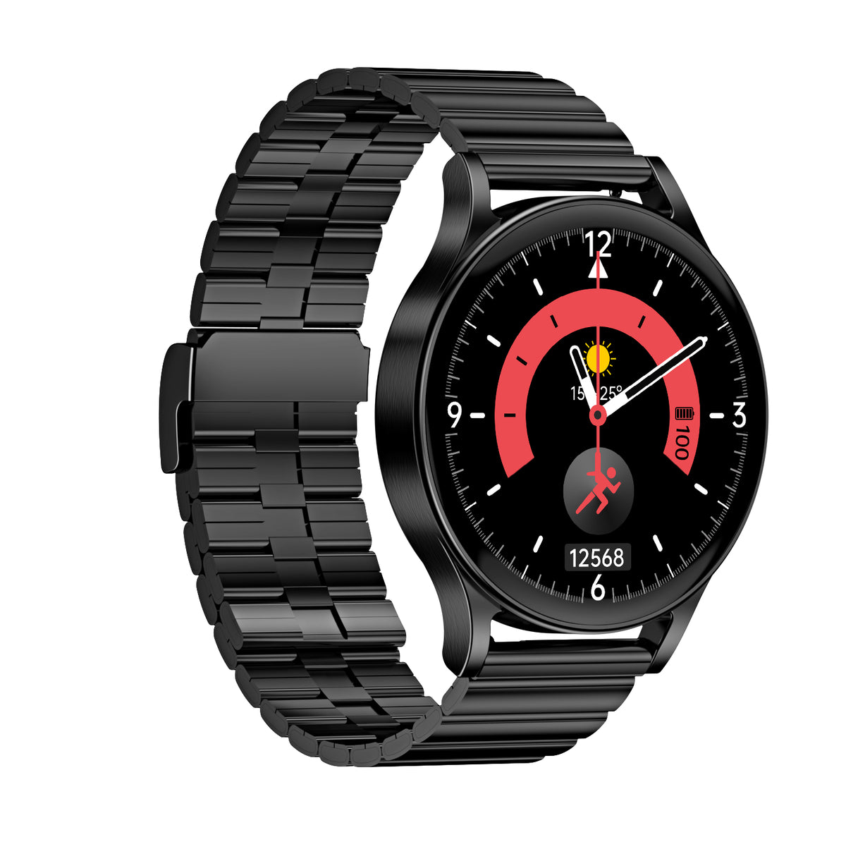 tekzi Smartwatch mit verschiedenen Armbandvarianten – Produktabbildung