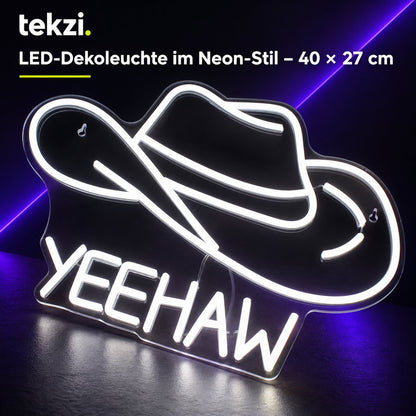tekzi LED-Dekoleuchte im Neon-Stil – Kaltweiß, 40 × 27 cm – Ansicht 5 im TEKZI-Design