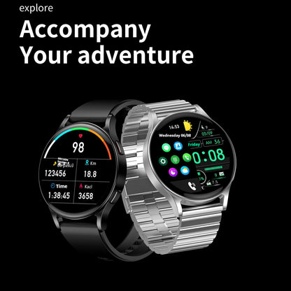 tekzi Smartwatch mit verschiedenen Armbandvarianten – Produktabbildung