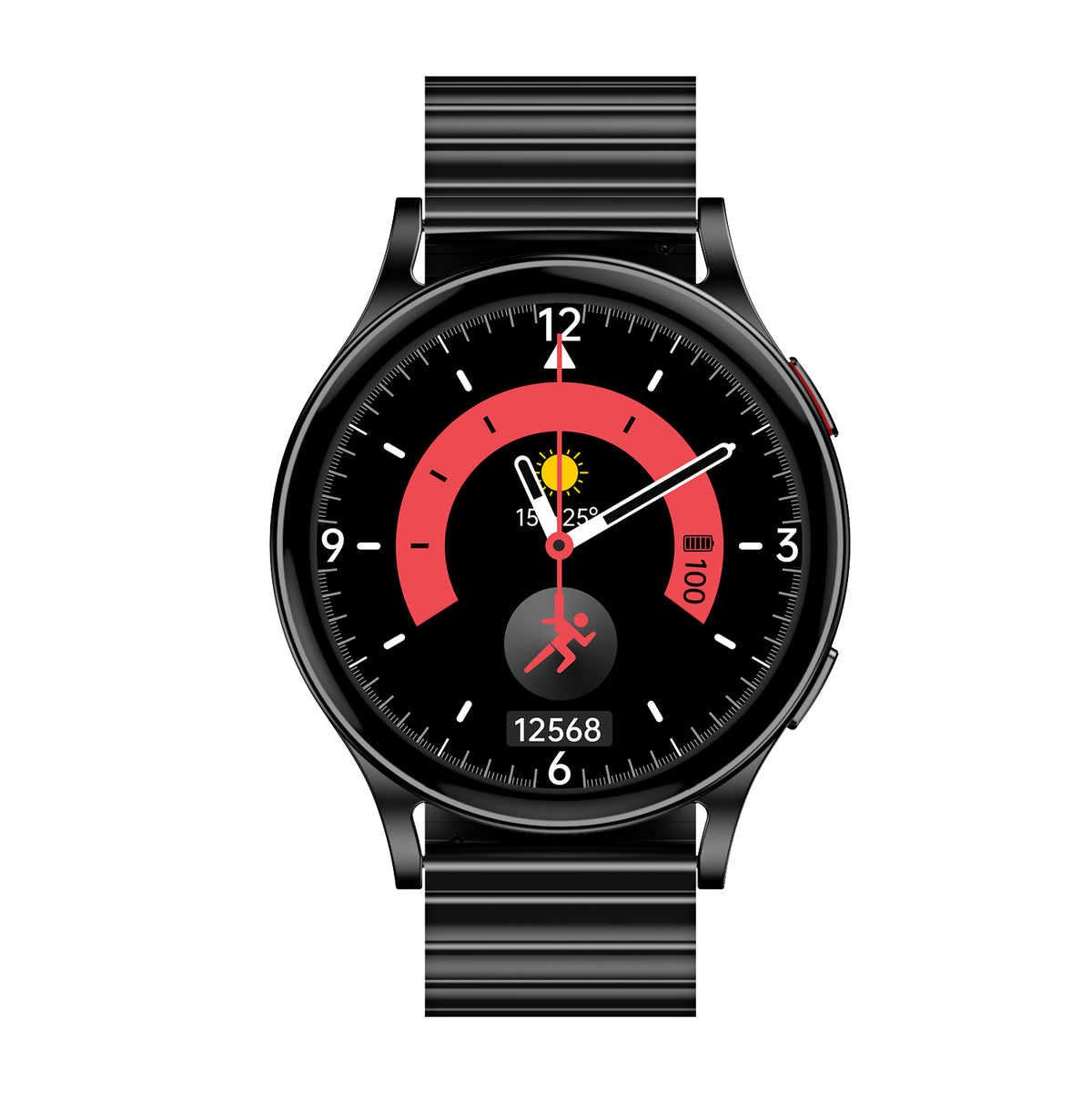 tekzi Smartwatch mit verschiedenen Armbandvarianten – Produktabbildung